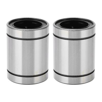 2 Pcs Linear Motion Ball Bearing Low Friction High Precise Linear Cylindrical Ball Bearing for 3D