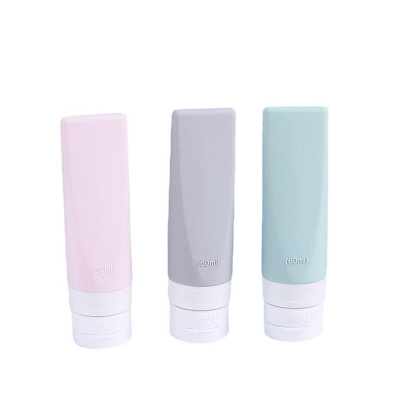 

Новая бутылка для хранения мытья, дорожная бутылка для хранения, шампунь, гель для душа, лосьон, трапециевидная упаковка, пустые бутылки Random color 1pcs