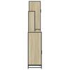 4 piece bathroom furniture set in Sonoma oak particleboard