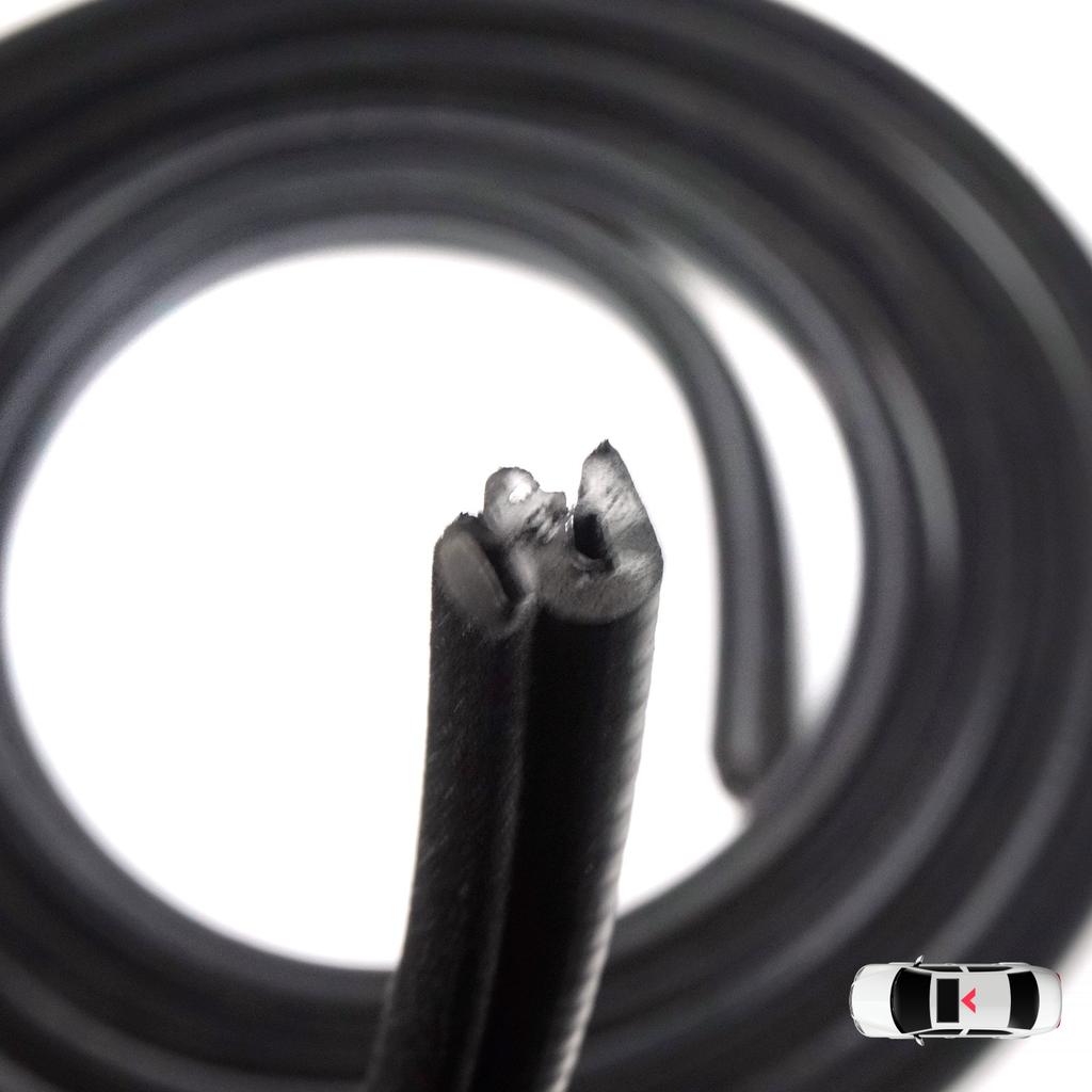 Junta de techo corredizo ESR610 Moldura de goma 54121920052 con soporte de chapa metálica de 300 cm para BMW 5 7 E12 E23 E28 Sedán