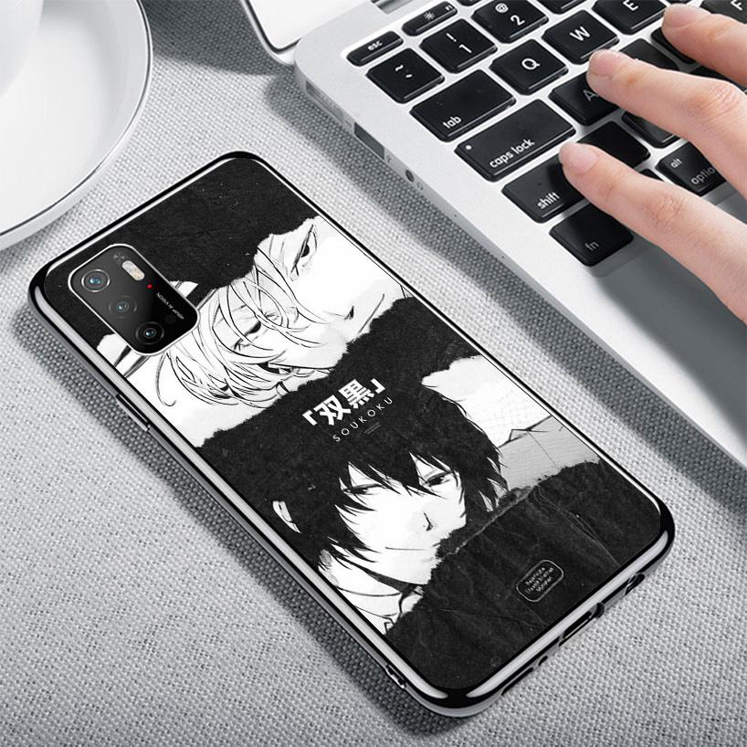 Bungo Stray Dogs Double Black Phone Case For Xiaomi Poco X7 X6 X5 Pro F7 Ultra Redmi 15C 15 13C 13 12C 12 10 10A 10C 9 9A 9C 9T