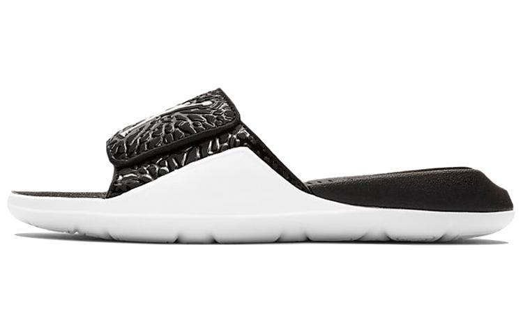 Детские шлепанцы Jordan Hydro 7 V2 Черно-белые Подростковые BQ6291-001 36