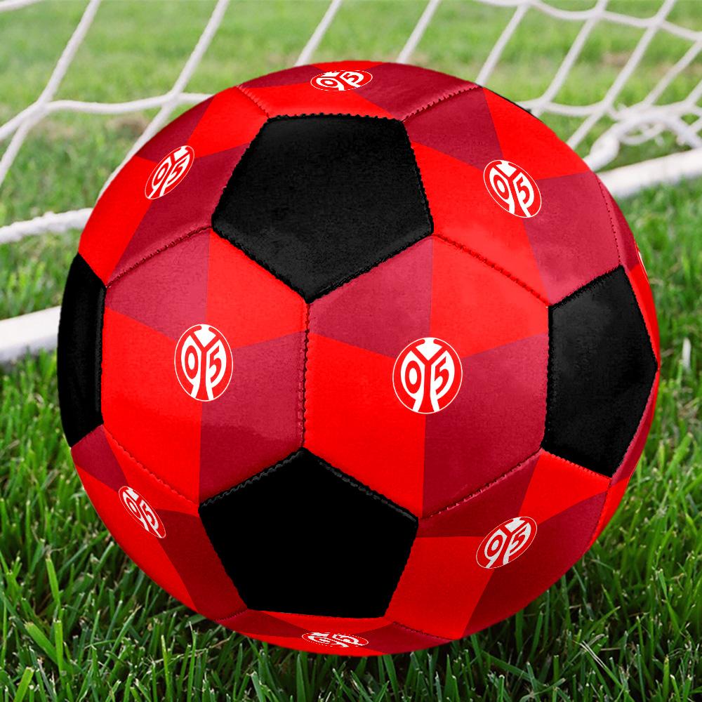 FSV Mainz 05 Soccer Ball Colorful All Ages Machine Stitched PVC Competition Ready Durable High-Bounce.SIZE5