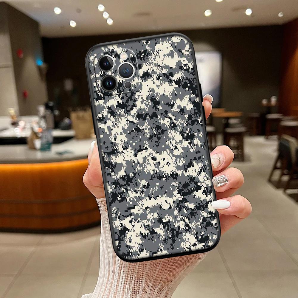 RA7 Camouflage New High-End Shell Phone Case for iPhone SE X XS XR 16E 17 11 Pro Max 8 7 6 6s Plus Air