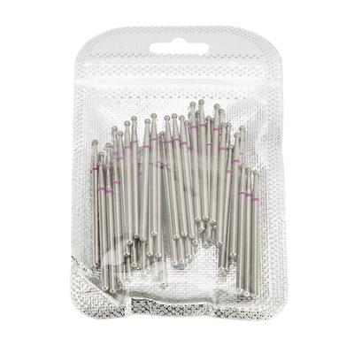 50pcs Nail Drill Bits Rotatable High Strength Emery Gel Nail Polishing Heads for Manicure Pedicure