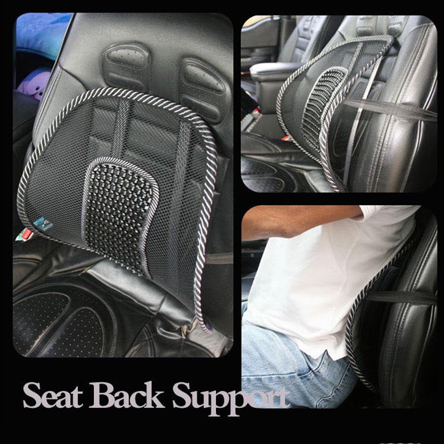 Ice Silk Breathable Car Lumbar Support Cushion for Summer