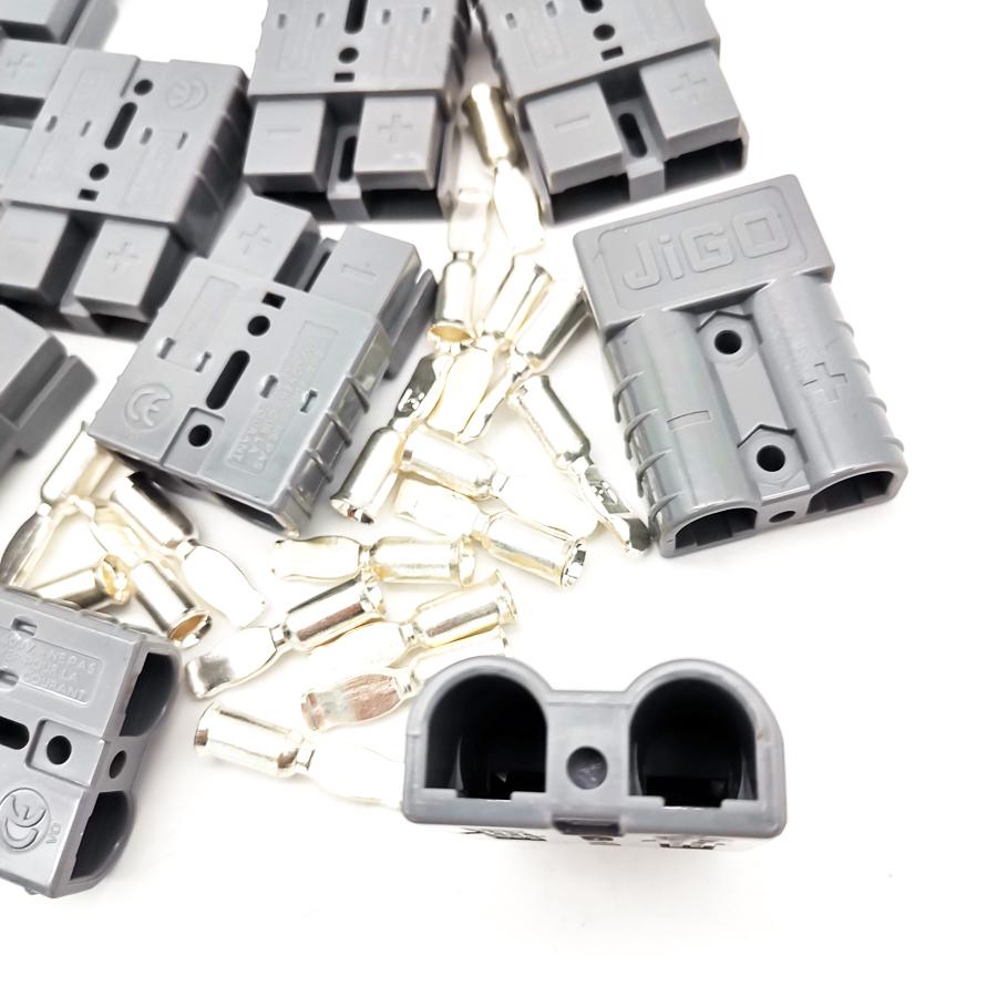 10 X Battery Quick Connector Kit 50A 6AWG Plug Connect Disconnect Winch Trailer