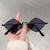 Women Y2k Metal Irregular Rhombus Sunglasses Women for Men New Vintage Punk Hip Hop Popular Decor Sun Glasses