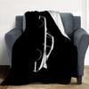 Car Silhouette Flannel Blanket Throw Blanket Soft Warm Sofa Bed Camping Home Decor Unique Christmas Gift C92647