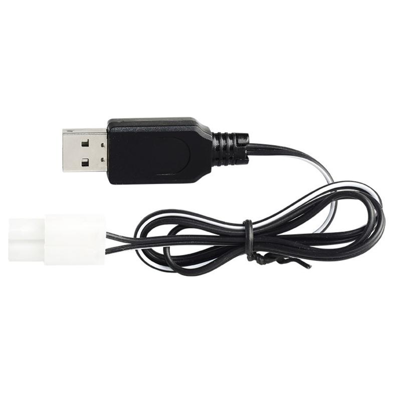 4.8V 200mA USB Charger With KET-2P Connector Plug NiMH NiCD RC Model Battery Pack RC Toys Battery Charger