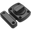 AIMOONSA 55 Mm Black Rotary Locking Latch – Door, Window, Cabinet Security