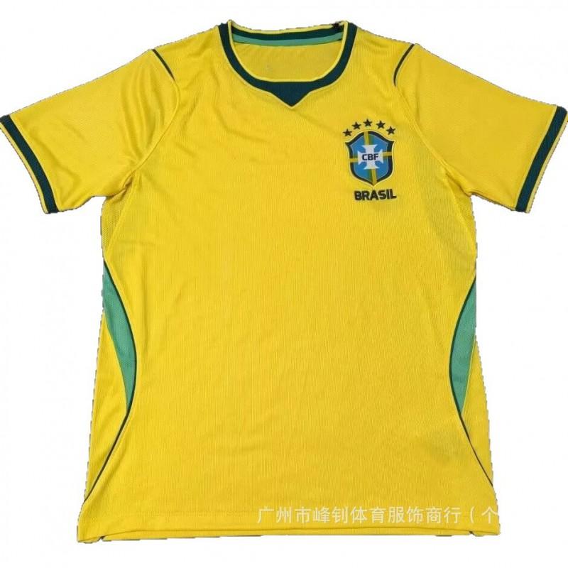 Herren Kurzarm Fußballtrikot 2026 Brasilien Heim Auswärts Training Spiel Sport Oberteil