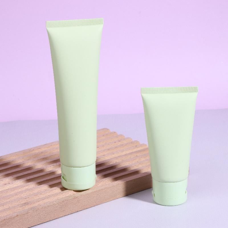50ml 100ml Grüne Nachfüllbare Quetschflaschen Kosmetisch Leer 5 Stück für Lotion Creme Make-up Reiseaufbewahrung