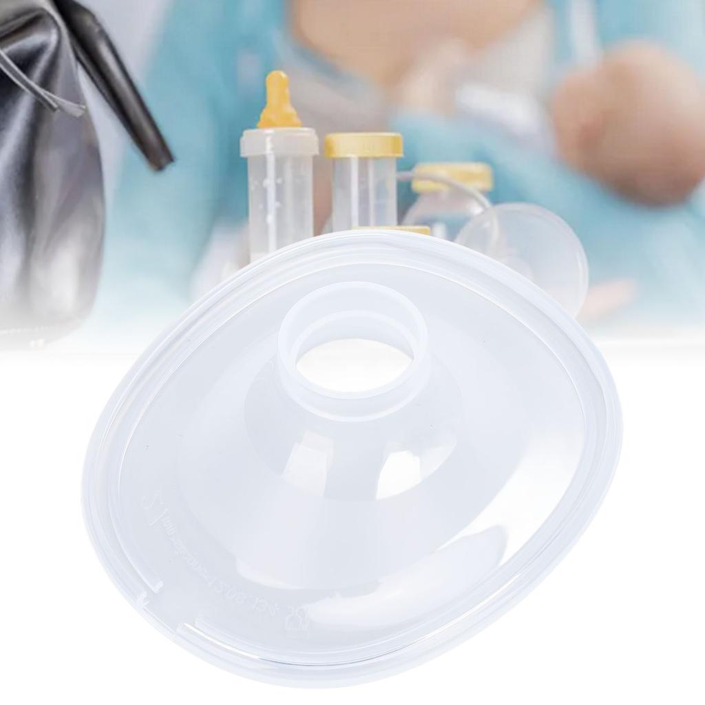 2 Pezzi Flangia in Silicone per 2 Pompe per Seno Indossabili Accessori Flangia Sostitutiva Inserto Cuscinetto Pezzi di Ricambio
