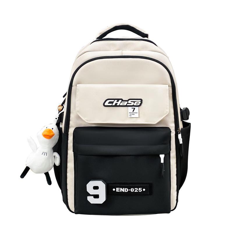 school students Contrast colors Strong and durable Handsome large capacity High value High school students Middle school backpack