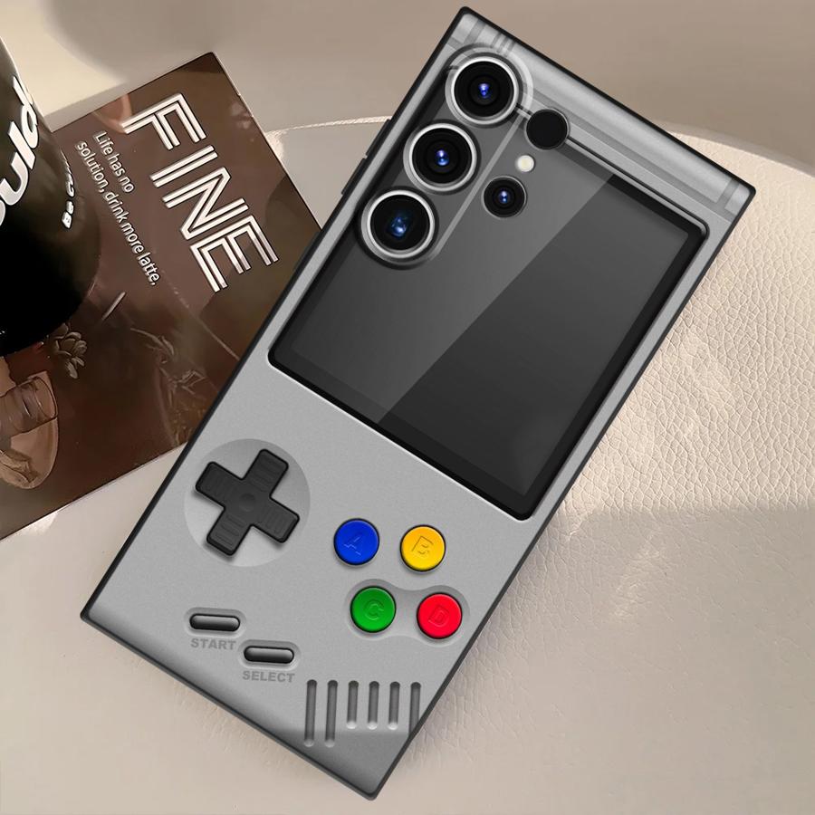 

Фиолетовая игровая консоль Funda Чехол для телефона для Samsung Galaxy S26 Ultra S25 Plus S23 S21 FE S10 S9 Note 20 8 9 10 S24 S20 Galaxy S26 Edge