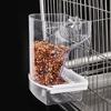 Anti-spill Bird Feeding Bowl Parrots Food Feed Container Cockatiels Feeding Box