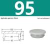 High-Temp Resistant Silicone Rubber Stopper with Card Slot Sealing Cap