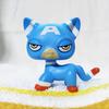 Raro Negozio di Animali lps Action Figure Stand Giocattolo Gatto Pelo Corto Vecchio Cane Originale Bassotto Pastore Alano