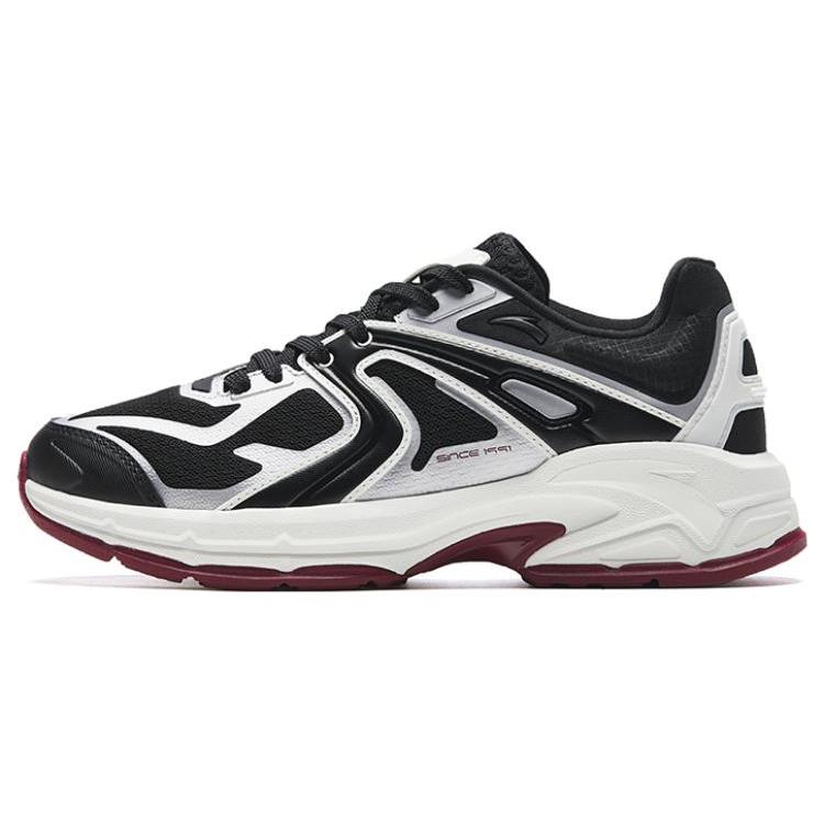 

Anta Millennium Glacier Abrasion Resistant Low top Chunky Sneakers Women s Black White 122338881-1 35.5