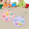Cartoon Toy Fish Shape Bubble Pressing Toy Keychain Holding Sensory Toy Pressure Release Toy Mini Gadget Funny Gift