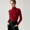Women's High Neck 100% Pure Cashmere Sweater - Thickened, Slimming, Warm Knit Base Layer