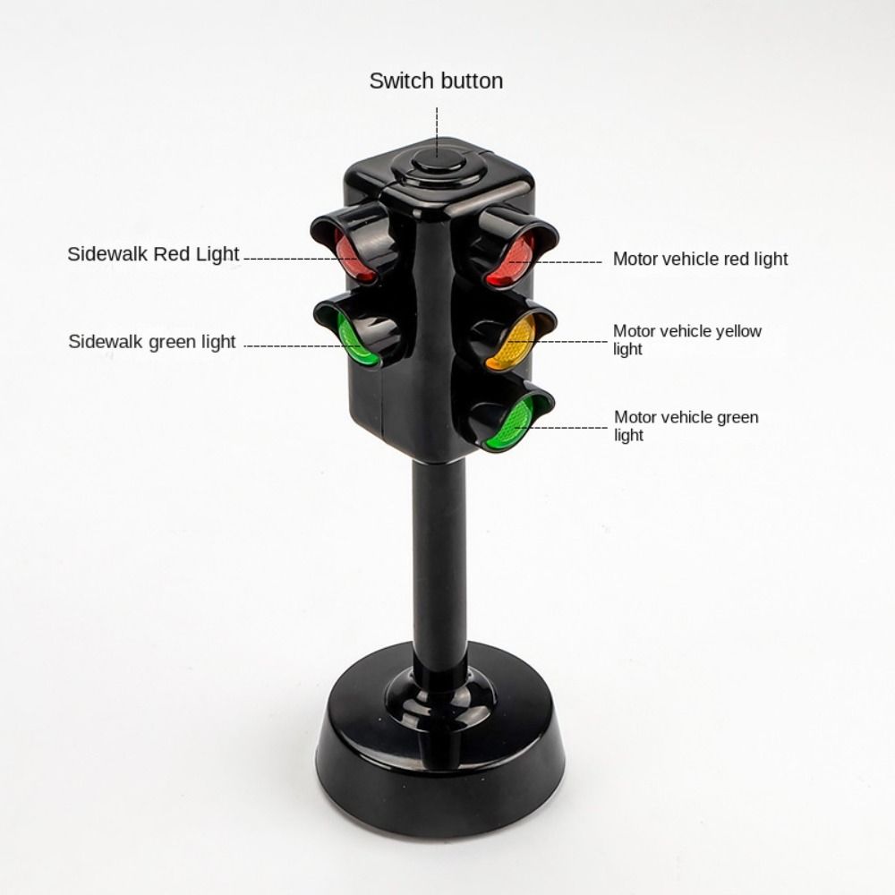 LED Traffic Light Model Acousto Optic System Model Road Light Mini Traffic Light  Kindergarten