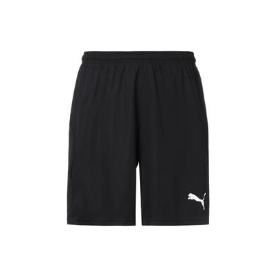 Logo Print Solid Pattern Sports Casual Shorts Men Bottoms Black 703436-03