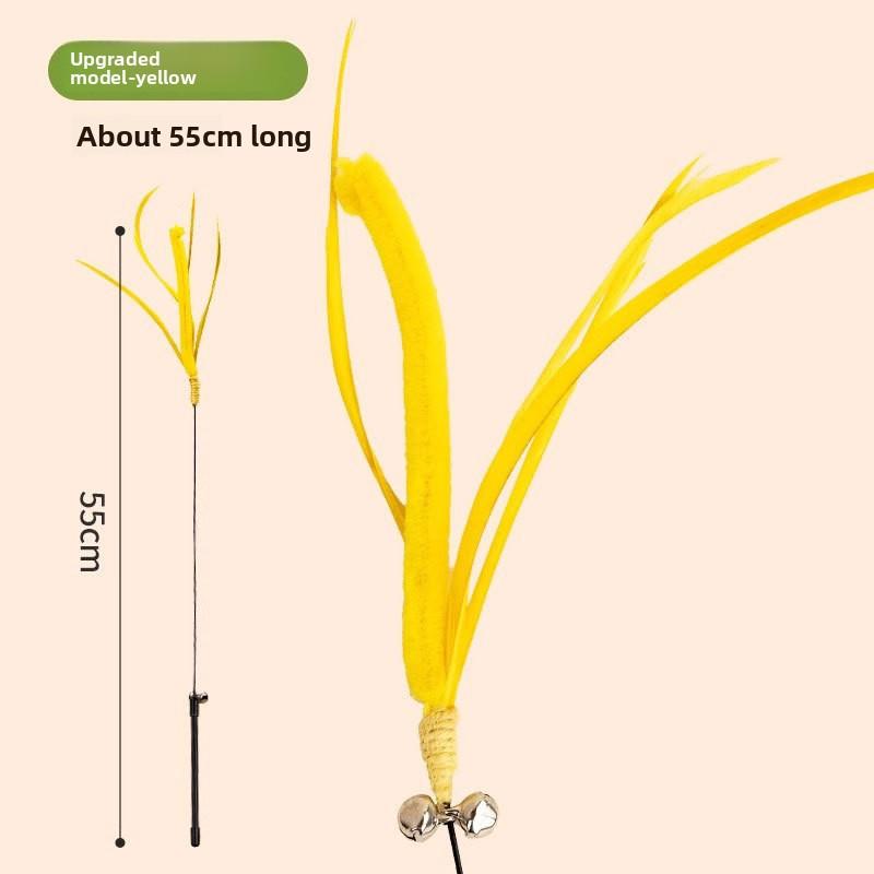 Katzenspielzeug, Katzen-Reizstäbe, Katzen-Selbstbefriedigung zur Linderung von Langeweile, Kleine Maus mit Glöckchen, Bissfest, Kätzchenkonsum