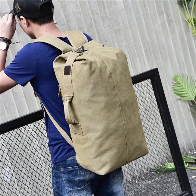 canvas hiking backpack