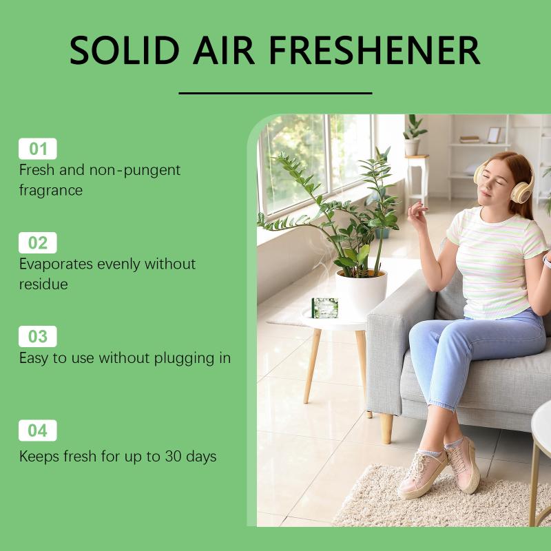 Jue Fish Air Freshener Jasmine Scent Home Car Odor Remover Long Lasting Fresh Smell for Indoor Room Use