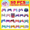 50 Game Machine Stickers SHEIN Colorful Cartoon Game Machine Handle Stickers DIY