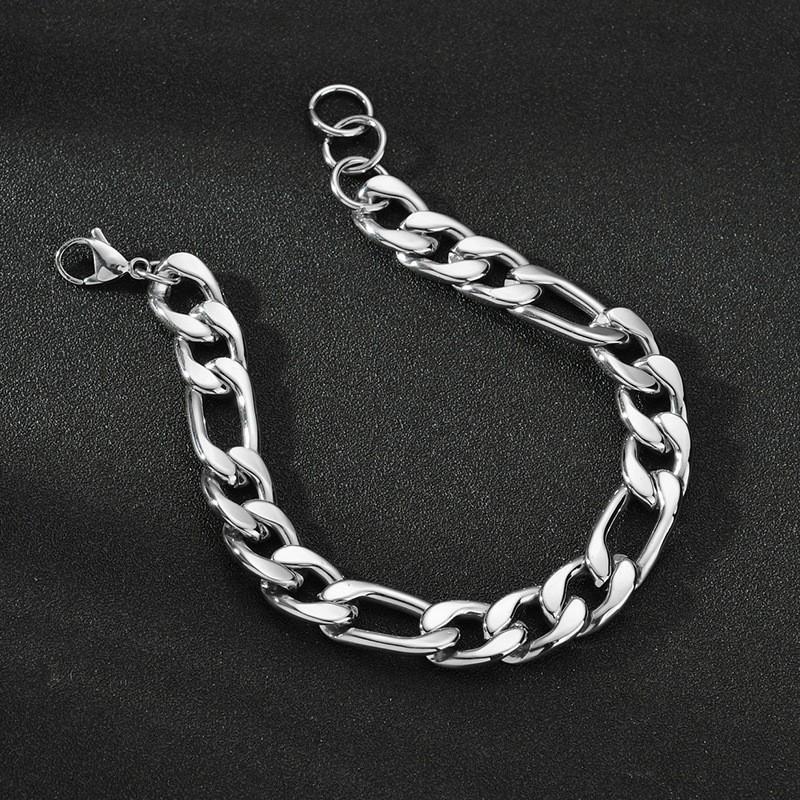 

Yuji Stainless Steel Men s Viking Chain Cuban Bracelet