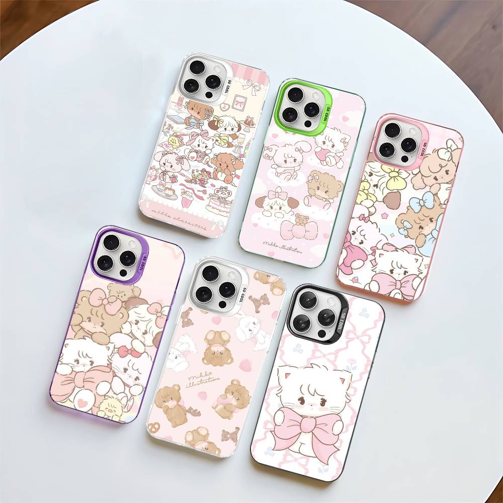 Popular Artist M-Mikko For IPhone 17 16 15 14 13 12 11 Pro Max Plus Matte Color Back Phone Cover