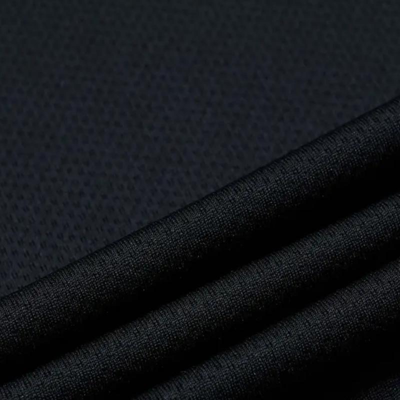 Li-Ning Plain Logo Simple Versatile Comfortable Breathable Pullover Short Sleeve Casual Sports Suit Unisex suit Black AHST347-1+AKLU881-1