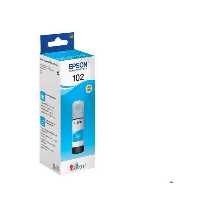 Epson Original Ink Tank 102 - 70 Ml - Cyan