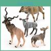 Childrens Educational Jungle Animal Pvc Model With Realistic Antelope Decor For Kids Room