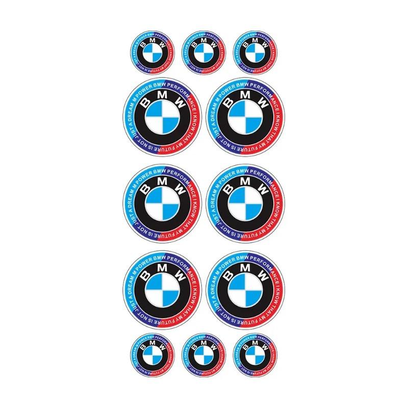 3D Naklejka Odblaskowa Wodoodporna Miękki Klej z Logo BMW Do Motocykli S1000 RR i R1250 GS Dekoracja Wyścigowa