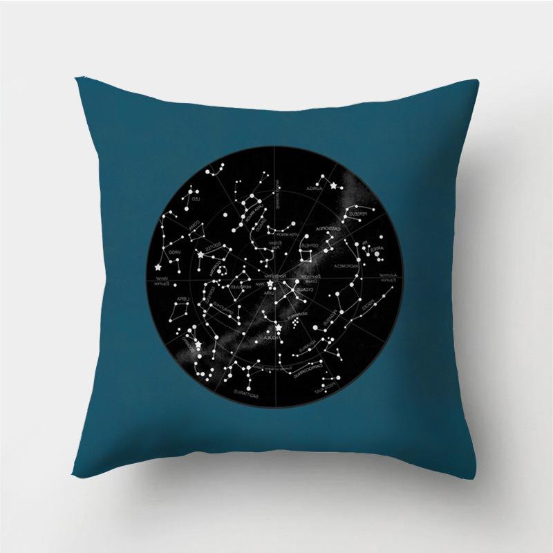 Space Planet Printed Pattern Cushion Cover Pillow Cover Home Living Room Sofa Bedroom Decoration Throw Pillow Cover