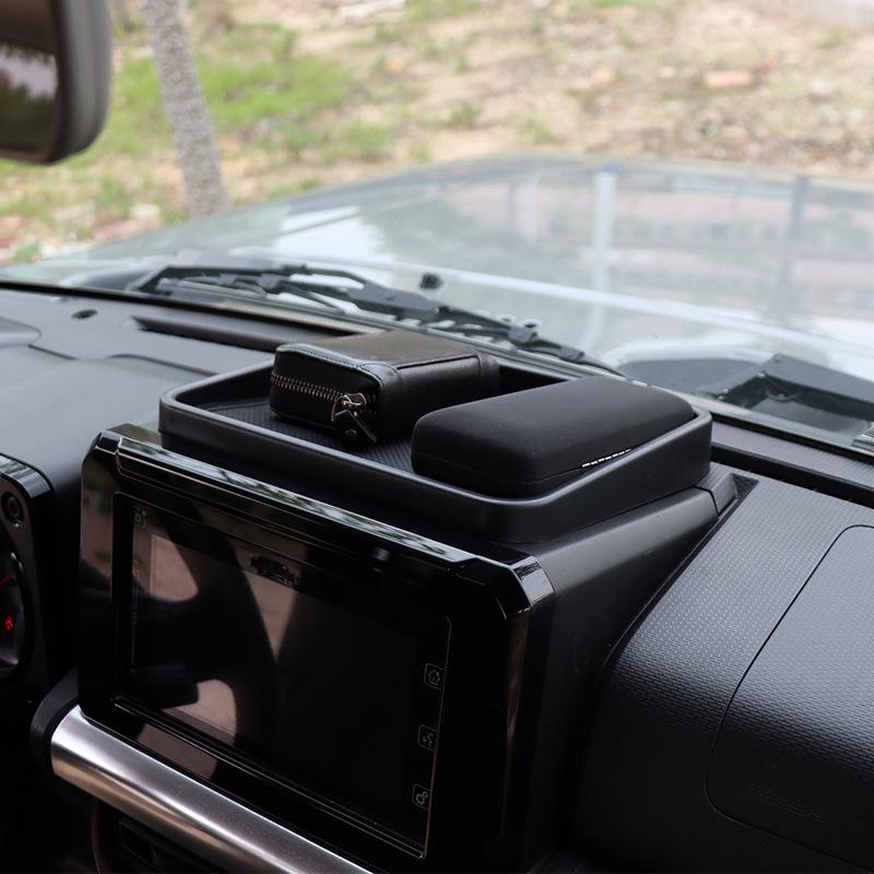 For Suzuki Jimny 2019 2020 2025 2025 2025 Car Center Console Storage Box Organizer Tray With Mat Pad Interior Accessories