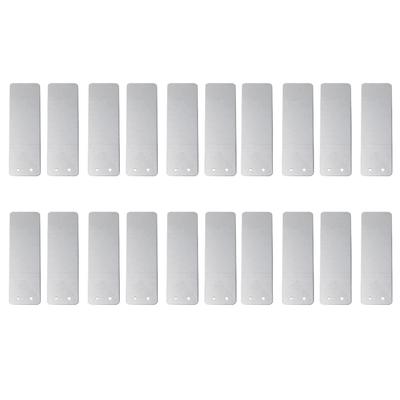 Etykiety na rośliny 82*25*0,5 MM Aluminiowe Wodoodporne Wodoodporne