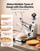 VEVOR Commercial Pizza Dough Press Machine 45cm Electric Dough Sheeter, Ideal for Bakery Home Restaurant Use, 1200W Cast Aluminum Pastry Press Plate