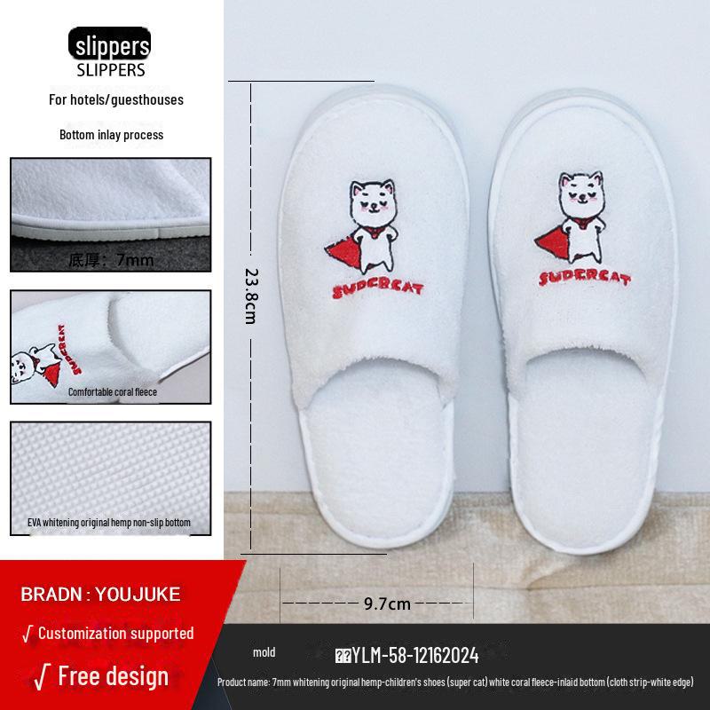 Disposable Non-Slip Slippers for Hotels, Homestays, and Spas