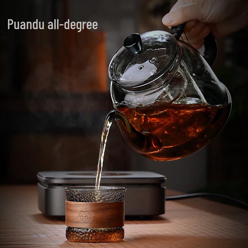 Quandu Glass Steaming & Boiling Teapot