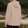 Women Plus Size Lightweight Zip Up Hooded Jacket Long Sleeve Packable Windbreaker with Storage Pouch for Outdoor Travel Hiking Running