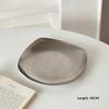 Retro Stainless Steel Cake Tray Square Luxury Dessert Plate Photo Props Minimalist Serving Tray Home Decoration