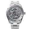 Orient Star RK-AV0A02S Men's Avant-Garde Skeleton Automatic Watch with Open Heart Design, Made In Japan, with a 2-Year Manufacturer's Warranty, White