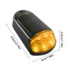 Wireless Cab Lights For Truck 12-LED No Drill Car Cab Lights Waterproof Solar Power Cab Marker Lights Adhesive Most Cars RVs