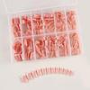 European American Medium Almond French Pointed Wearable False Nails - 360 Pieces
