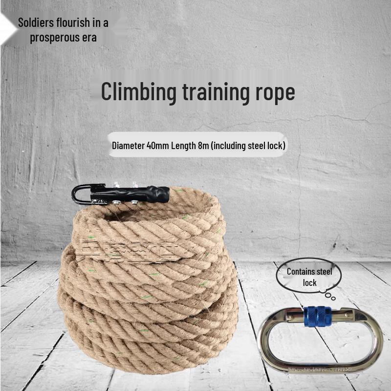 Hemp Climbing Rope for Strength Training